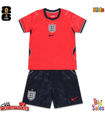 England Replica Away Stadium Kit for Kids World Cup 2026 Short Sleeve (+ pants)